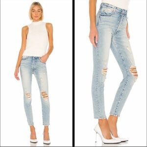 MOTHER size 32 worn 1x super stunner ankle jeans